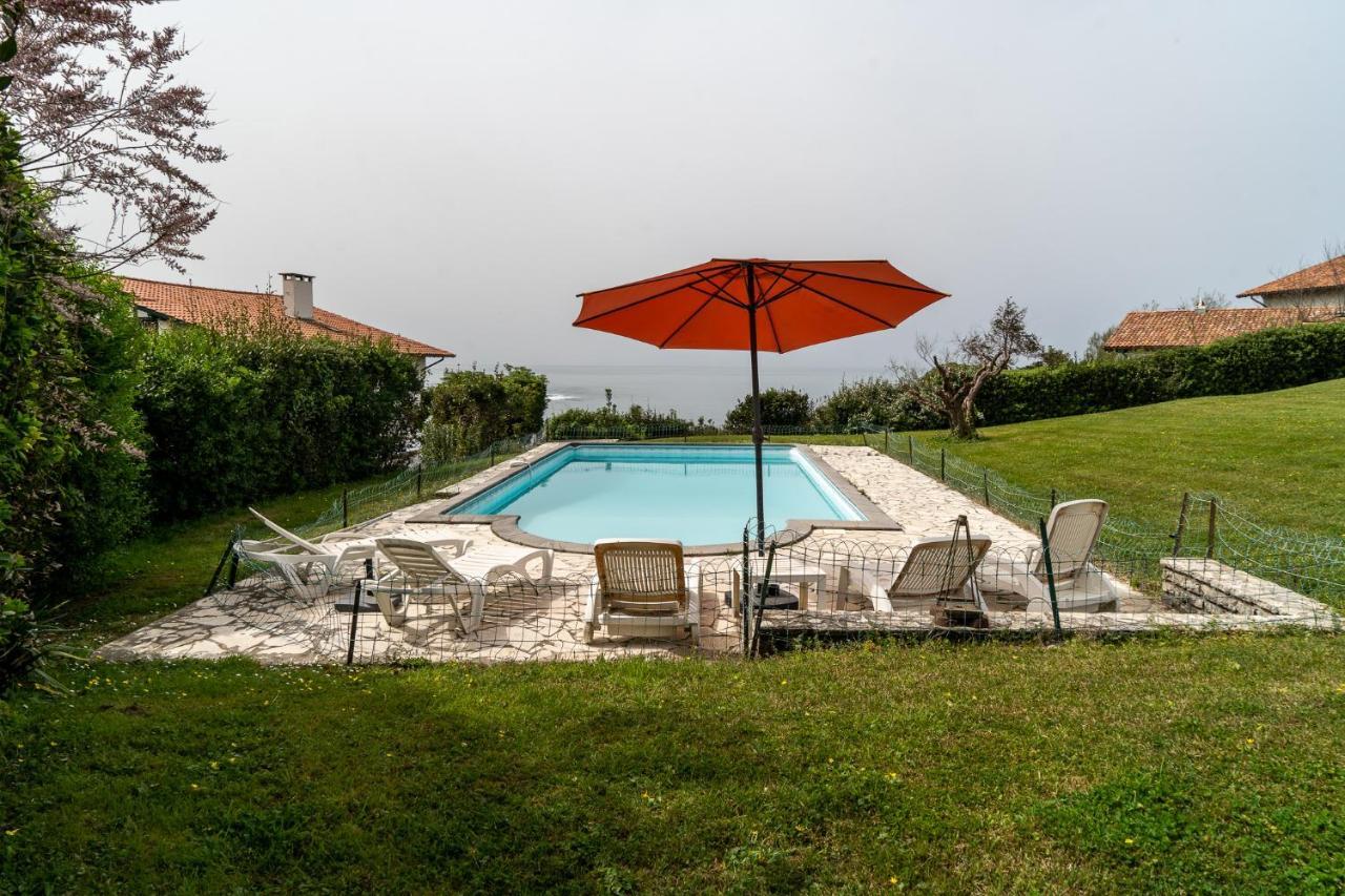 Maison De Maitre Piscine Vue Ocean - Bidart Bagian luar foto
