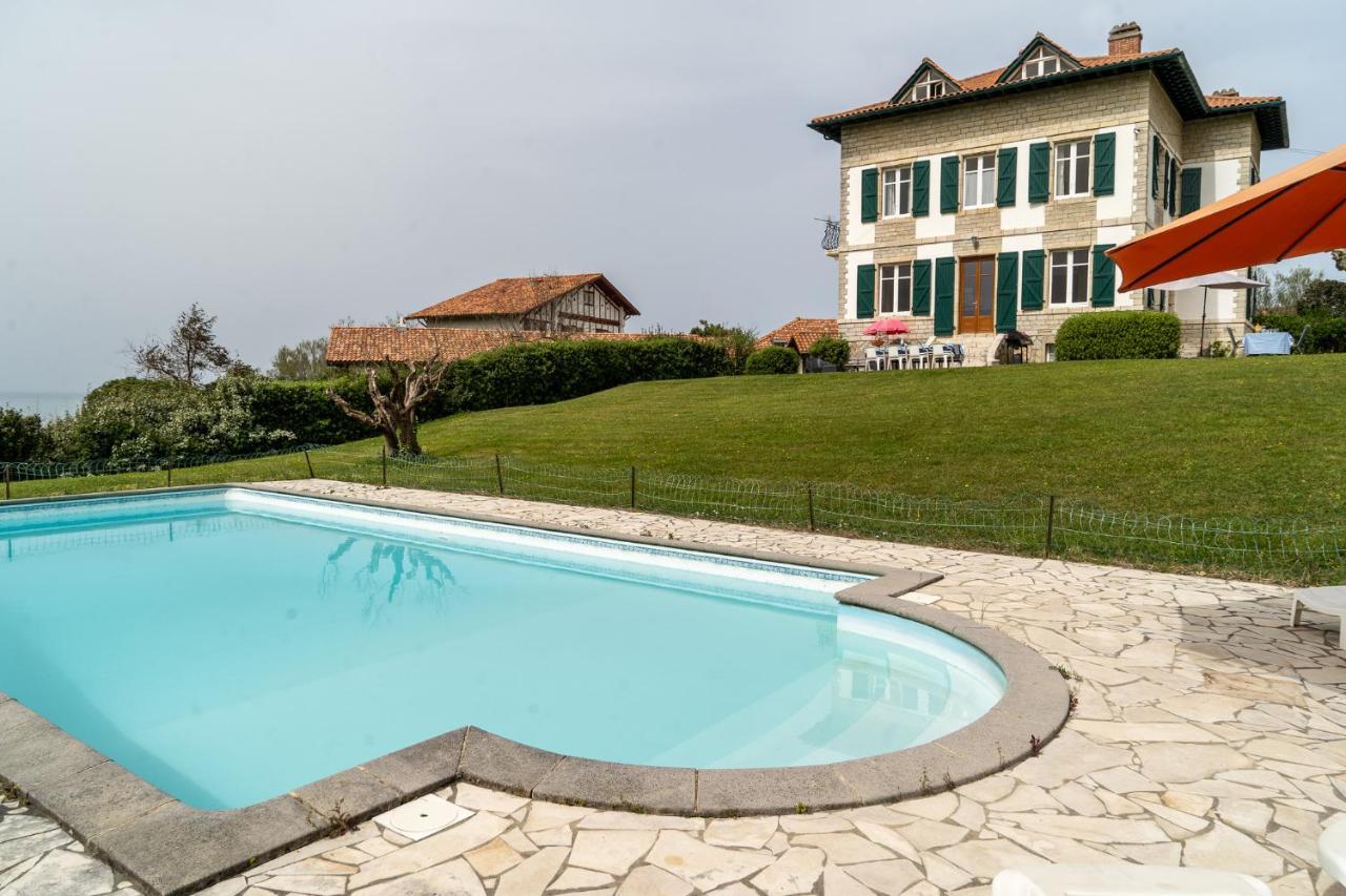 Maison De Maitre Piscine Vue Ocean - Bidart Bagian luar foto